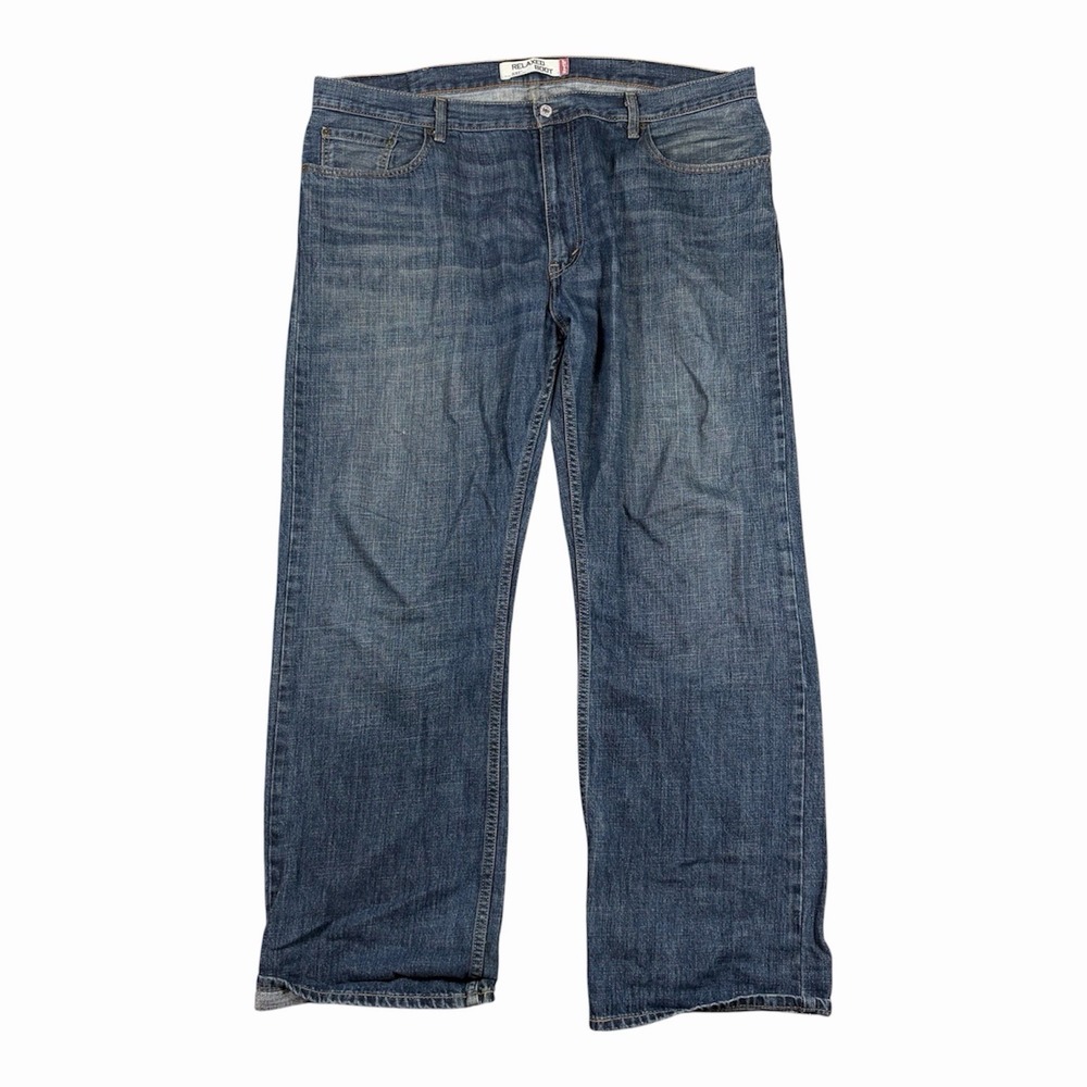 Vintage Levi's 557 Cowboy Jeans Mens Blue Boot Cut Western 40(42)x32 Relaxed Fit